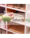 Прозрачна кутия за съхранение на обувки правоъгълна